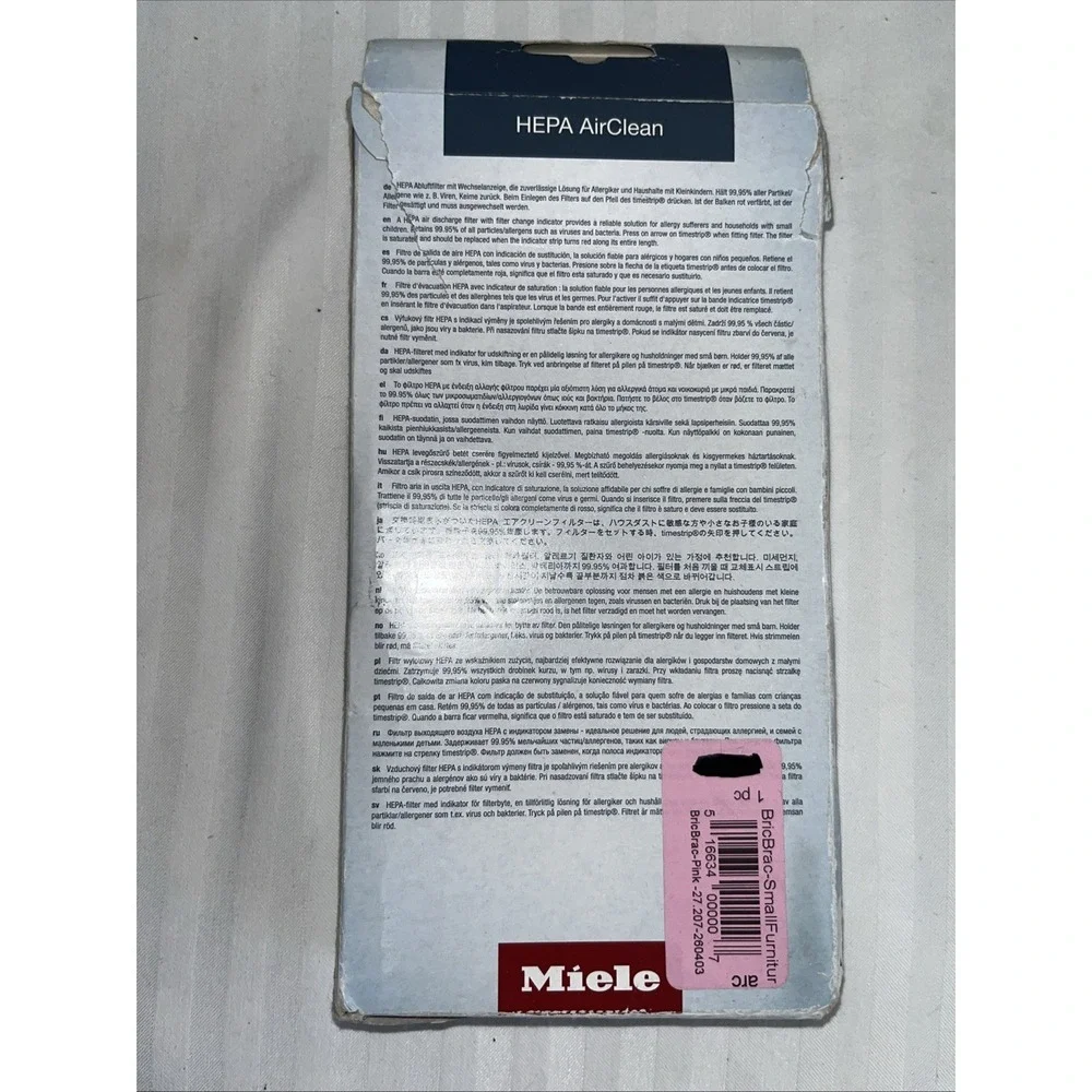Miele SF-HA 30 HEPA AirClean Filter